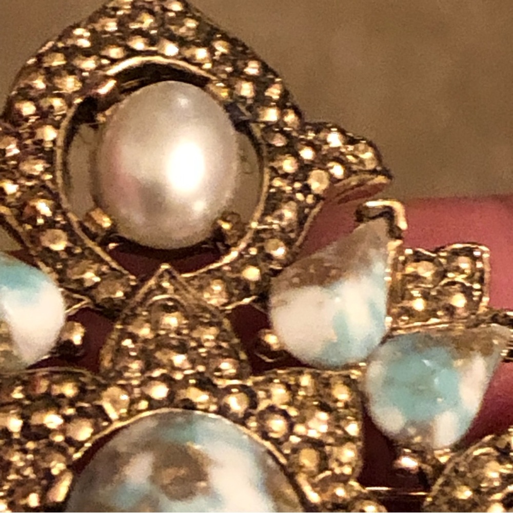 1960's Large Vintage Sarah Coventry Brooch Pendant - Picture 6 of 9
